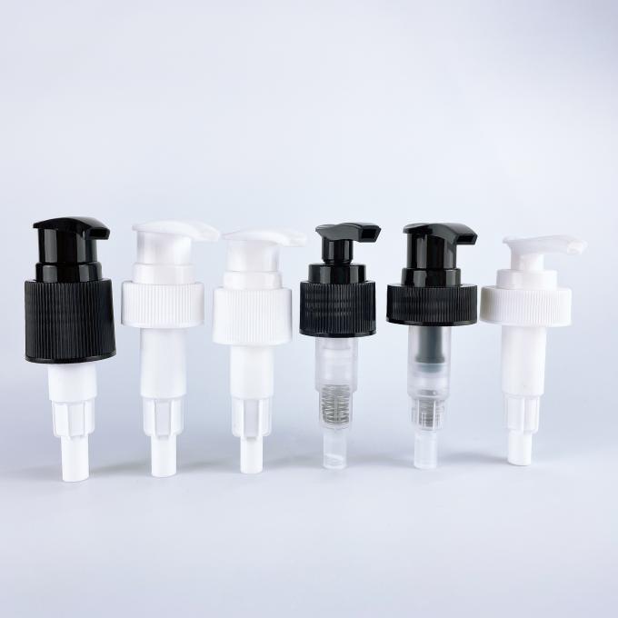 les pompes de rechange de 24mm pour la lotion de distributeurs de savon met 28-400 pièces en bouteille en plastique noires de pompe de rechange de taille standard