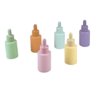Huile essentielle givrée de sérum cosmétique de soin personnel de la bouteille 30ml de compte-gouttes de Matte Colorful 1oz