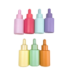 Huile essentielle givrée de sérum cosmétique de soin personnel de la bouteille 30ml de compte-gouttes de Matte Colorful 1oz