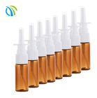 10/410 pompe saline d'aspiration nasale pulvérisent 18mm 0.12cc Amber Bottle