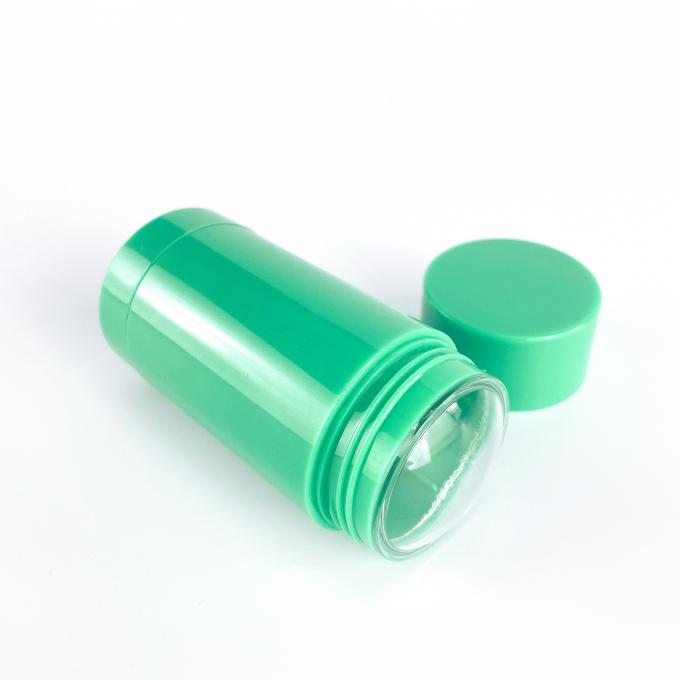plastique du vert 30ml autour de forme vide faite sur commande de balle de tube de rouge à lèvres de conteneur de baume à lèvres