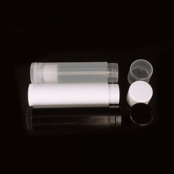 Tube ovale mignon en plastique bon marché en gros de blam de la lèvre 5g/conteneur coloré vide de rouge à lèvres/mini tubes clairs faits sur commande de baume à lèvres